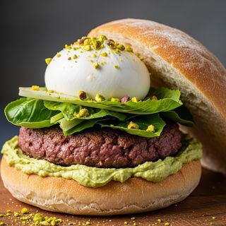 Burger pistacchio