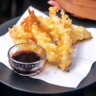 Tempura di gamberi