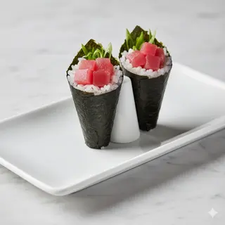 262.Temaki de salmón frito