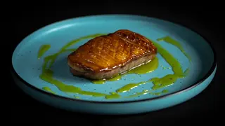 Piept ratã cu sos de portocale