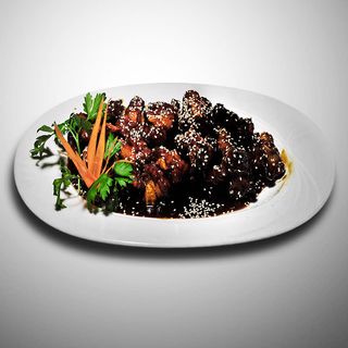 Coaste de porc dulci acrisoare