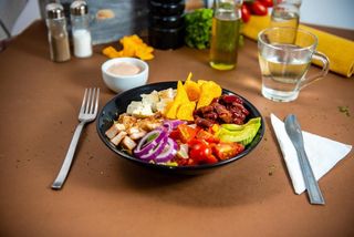 Crispy chicken salad