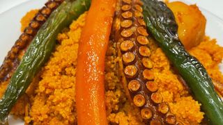 Couscous poulpe