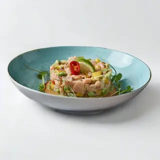 Tostada de Salmão