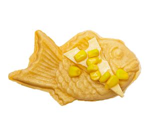 Gofre Taiyaki queso y maiz