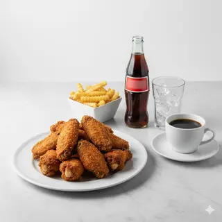 Menú Alitas De Pollo 5 uds.