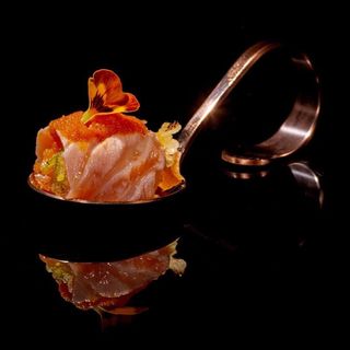 Salmon flower 3 pezzi