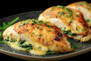 Pechuga De Pollo acompañada de Queso Gouda (2 Uds.)