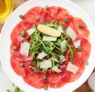 Carpaccio rucola e grana