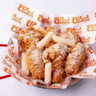 6 Alitas Con Polvo De Ciruela Dulce