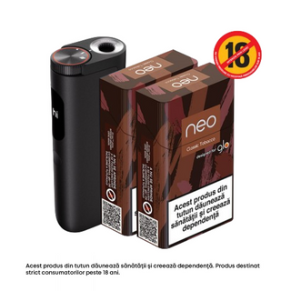 Starter Kit glo™ Hyper PRO Obsidian Black + neo Classic Tobacco