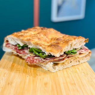 Focaccia de Salchichón Ibérico Cebo