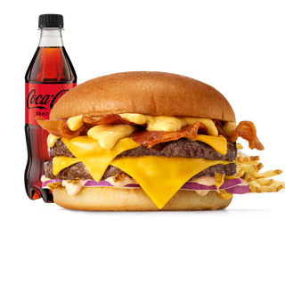 Cheddar Melt Beef 'n Bacon w zestawie
