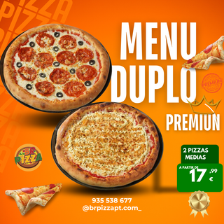 MENU DUPLO - Pizzas Especiais 