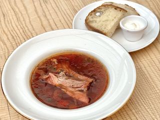 Борщ на ребрах від Баша