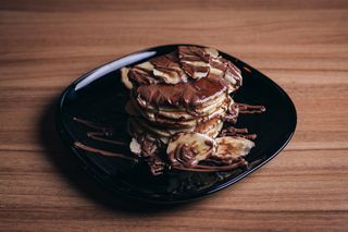 Američke palačinke sa nutelom i bananom