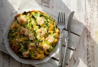 Omelete de Camarão