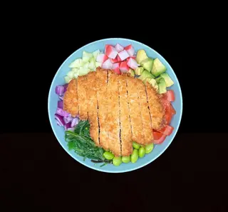 Poke de pollo katsu