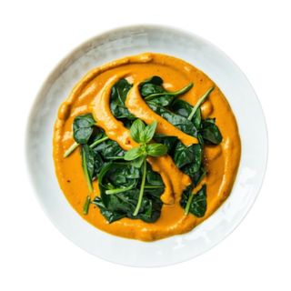 Espinacas Con Salsa Curry