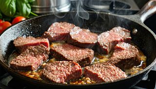 Телешки дроб на тиган