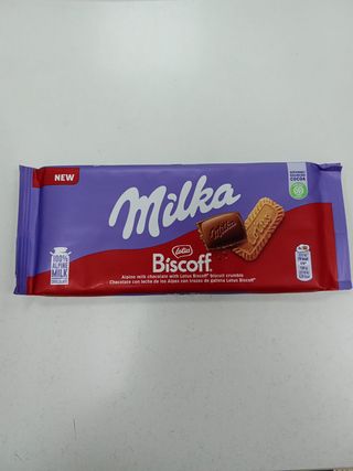 Tableta De Chocolate Milka Biscoff (90 G.)