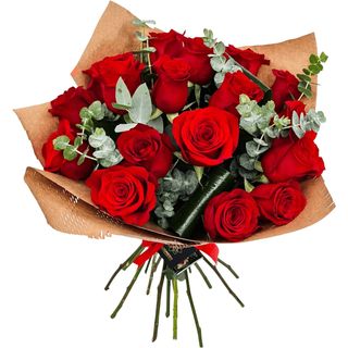 Buchet cu 17 trandafiri rosii