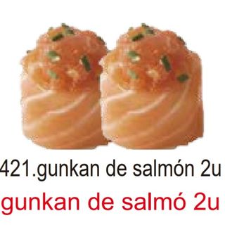 421.gunkan de salmon 2u