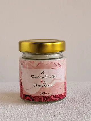 Lumânare Parfumată "Cherry Cream" - Cherry&Vanilla