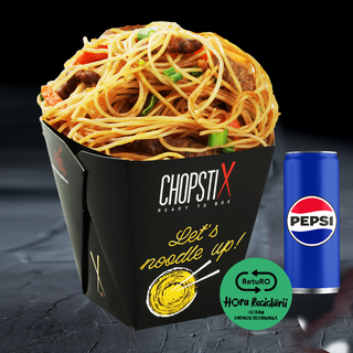 Meniu Noodles cu vita