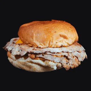 Triple Chicken Smash Burger