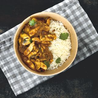 Émincé de poulet curry champignon 