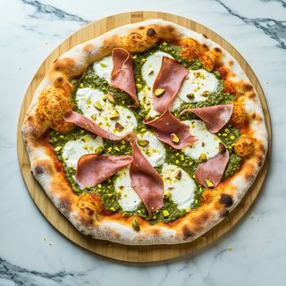 Mortadella e pistacchio