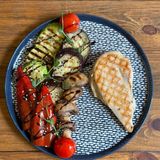 ქათმის ფილე ბოსტნეულით