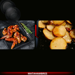 COMBO ALITAS ASADAS + PATATAS 