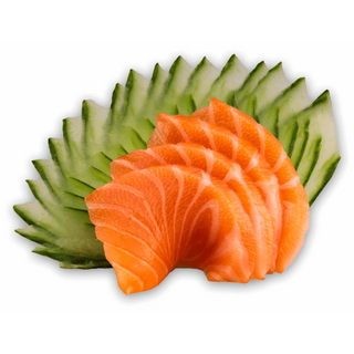 Sashimi de salmão 4pçs