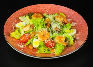 Салат Цезар з креветками