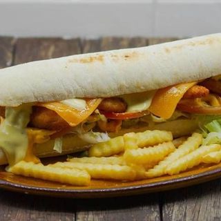 Bocadillo de Pollo Crujiente