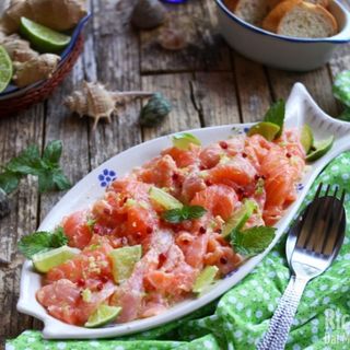 Salmone marinato agli agrumi 