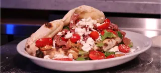 Panuozzo  z kurkami