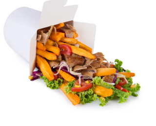 Döner Box Mixto Con Ensalada