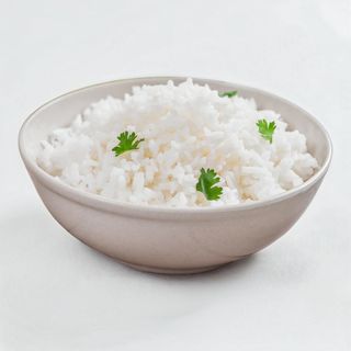 White Rice Plate
