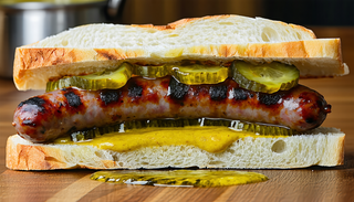 Sandwich Saucisse De Foie