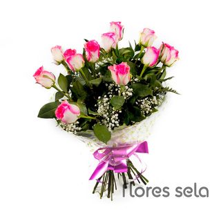 Bouquet 12 Rosas Rosas