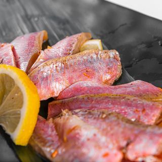 Carpaccio di triglia agrumata