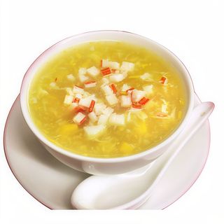 #6 Sopa de maíz y surimi
