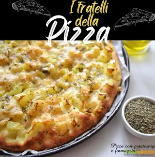 Pizza patate - pinsa o tonda