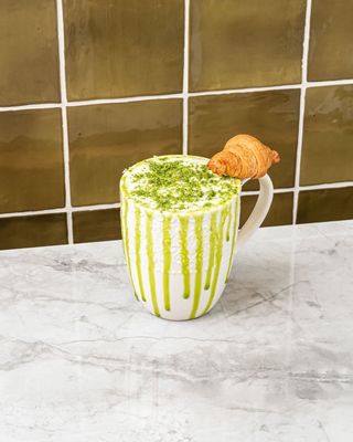 Латте фисташка на альтернативном молоке350 ml