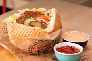 Hamburger z warzywami