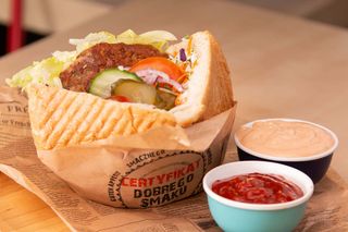 Hamburger z warzywami