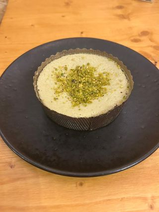 Pistacho cheesecake